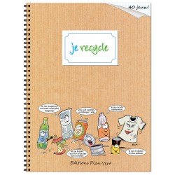 Cahier "Je Recycle" pack classe 20ex